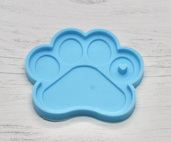 Paw Print Key Ring Silicone Mould - Image 2