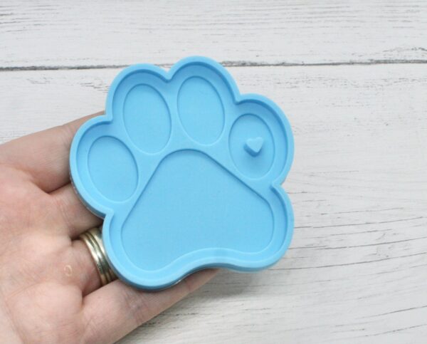 Paw Print Key Ring Silicone Mould - Image 3