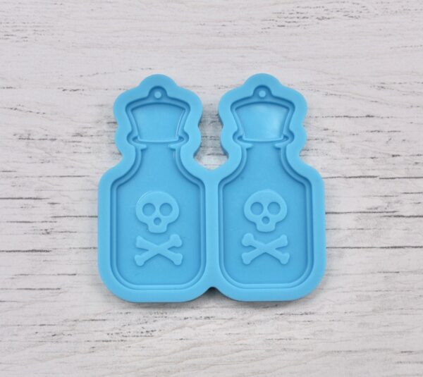 Poison Bottle Earring Silicone Mould