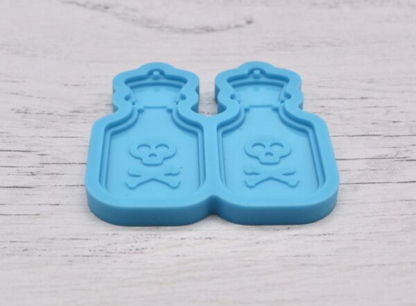 Poison Bottle Earring Silicone Mould - Image 3