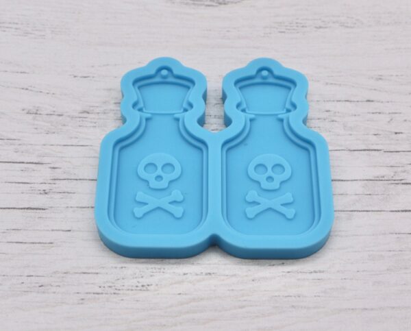 Poison Bottle Earring Silicone Mould - Image 6