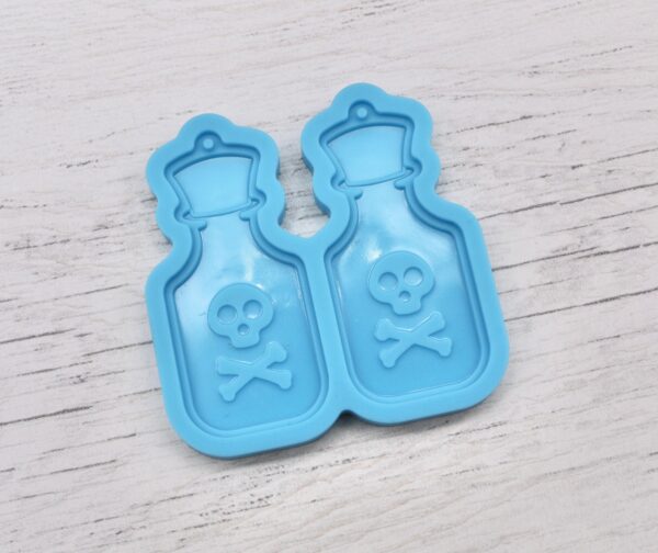 Poison Bottle Earring Silicone Mould - Image 2