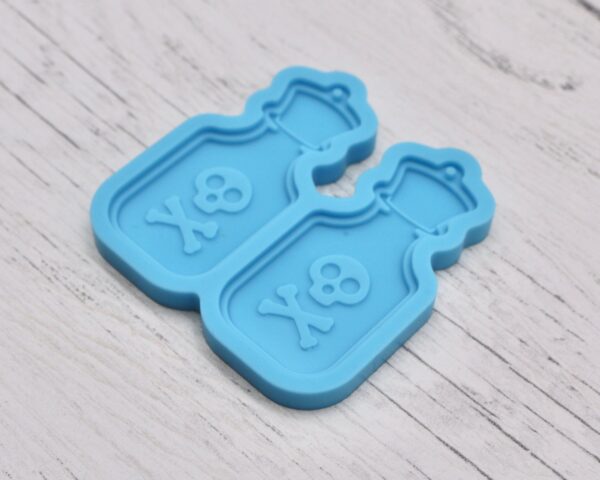 Poison Bottle Earring Silicone Mould - Image 4